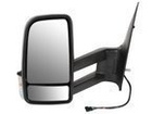 VW Crafter 2005- Mirror / rear-view exterior mirror  electric adjusted, heated Long arm 25 CM left