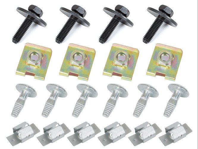 Citroen C5 II 04-08 Under engine cover clips 20pcs set