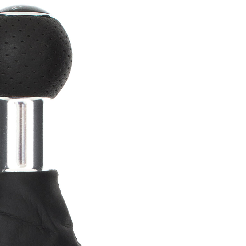 Audi A4 B7 04-08 Gear shift knob BLACK + Lever Gaiter BLACK S-Line