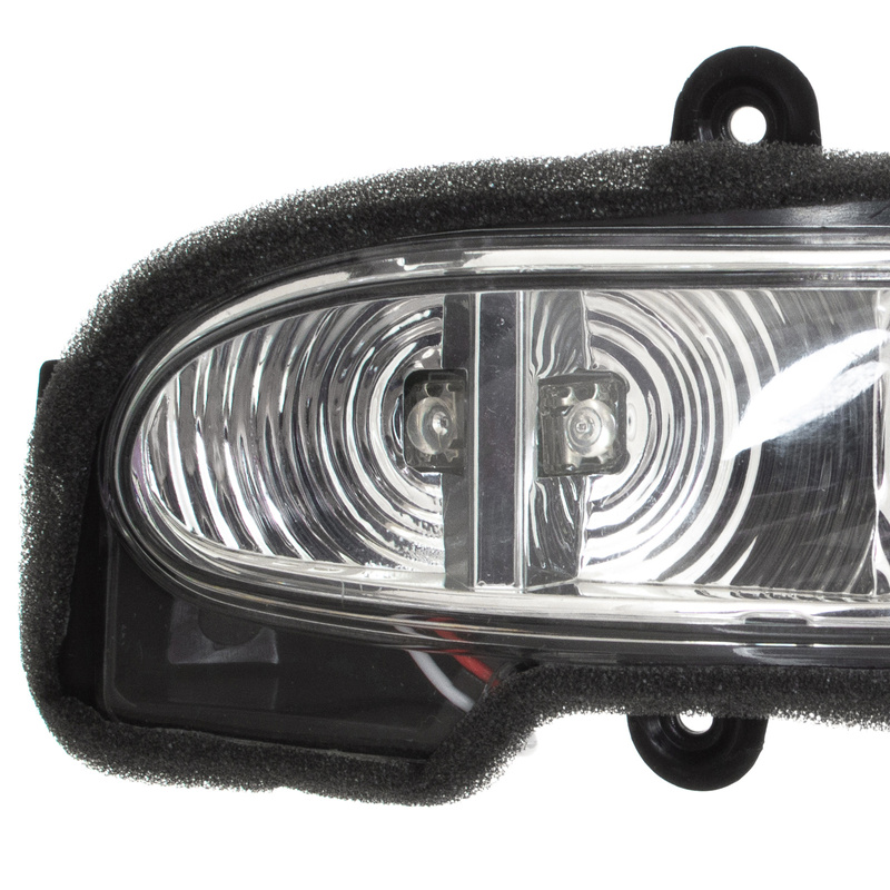 Mercedes W211 E-Klasa 03-06 kierunkowskaz LED w lusterko z podświetleniem podłogi lewy + prawy 2 szt. KPL