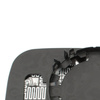 Volvo S60 06-09 Mirror glass / mirror insert Heated Left