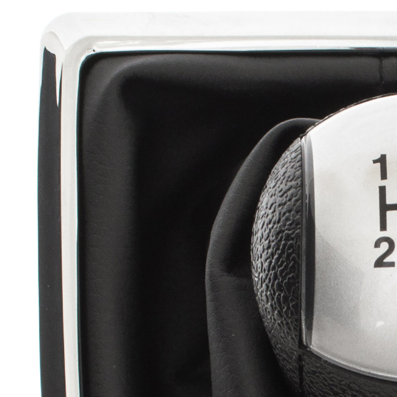 Ford Focus Mk2 04-08 Gear shift knob SILVER + Lever Gaiter with frame CHROM 5 Gear