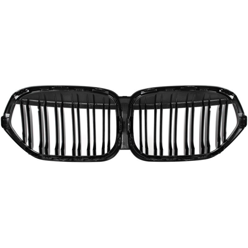 BMW X1 F48 19-22 atrapa między reflektory (nerki) BLACK GLOSSY DOUBLE BAR
