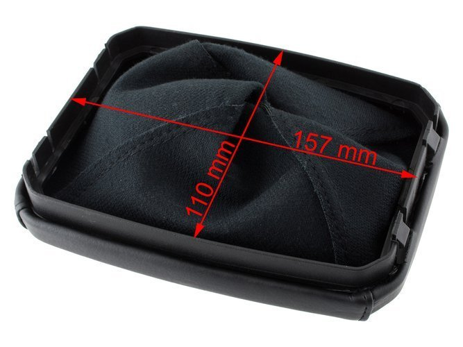Opel Corsa C 00-06 mieszek ochronny drążka zmiany biegów + ramka CZARNA