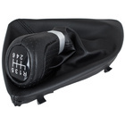 BMW 1 E87 LCI 07-11 Gear shift knob BLACK 6 Gears + Lever cover / gaiter