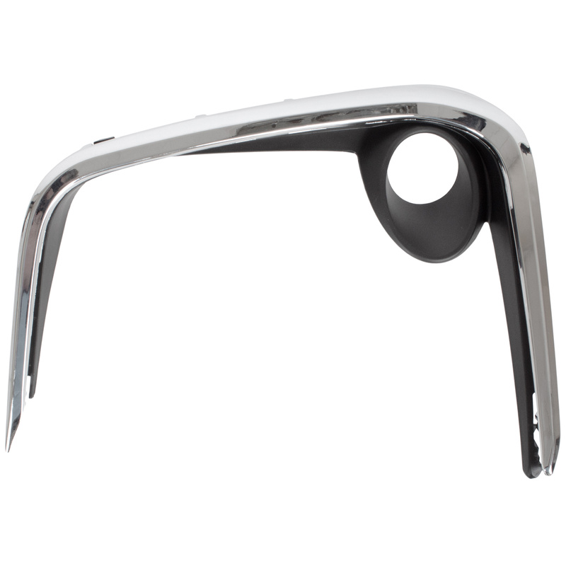 Toyota COROLLA 2019- CHROM + CZARNA ramka halogenu lewa