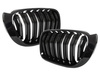 BMW X4 F26 14-17 atrapy między reflektory (nerki) lewa + prawa kpl. BLACK GLOSSY DOUBLE BAR
