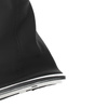 VW GOLF MK4 IV 98-05 Gear / gearbox knob BLACK + SILVER RING + BLACK LID 5+R + Lever Gaiter WITH CHROME FRAME (12MM)