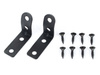 Audi A8 4E 02-10 Glove compartment hinges 2pcs set + screws