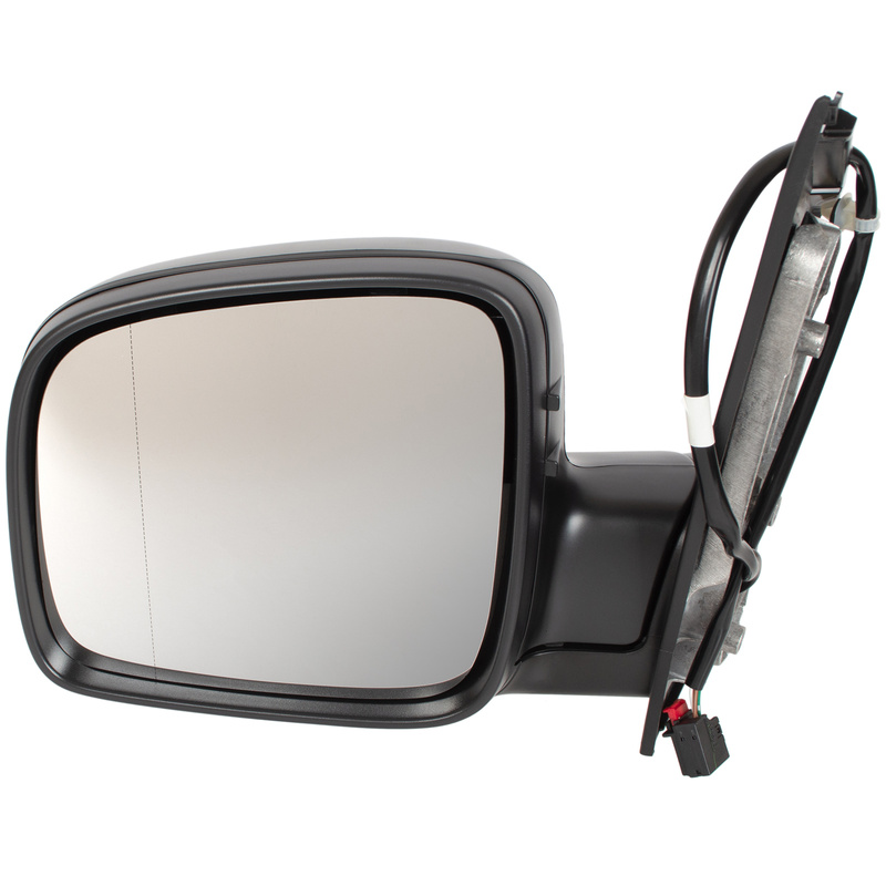 VW Caddy 04- Wing mirror Electric heated Black Left