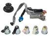Citroen Berlingo 02-08 Ignition set + 5x Locks / barrels / lock inserts + Sealing cap / fuel tank cap set