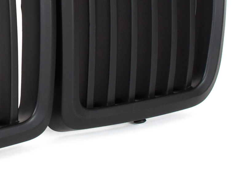 BMW 3 E30 82-94 Radiator grill / air intake Left + Right set BLACK MAT