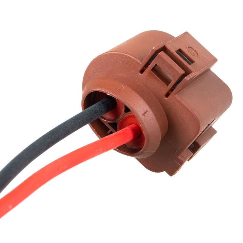 Audi A6 C6 04-11 wiązka przewodów z wtyczką do silniczka tylnego zacisku hamulcowego BRĄZOWA 2 PIN