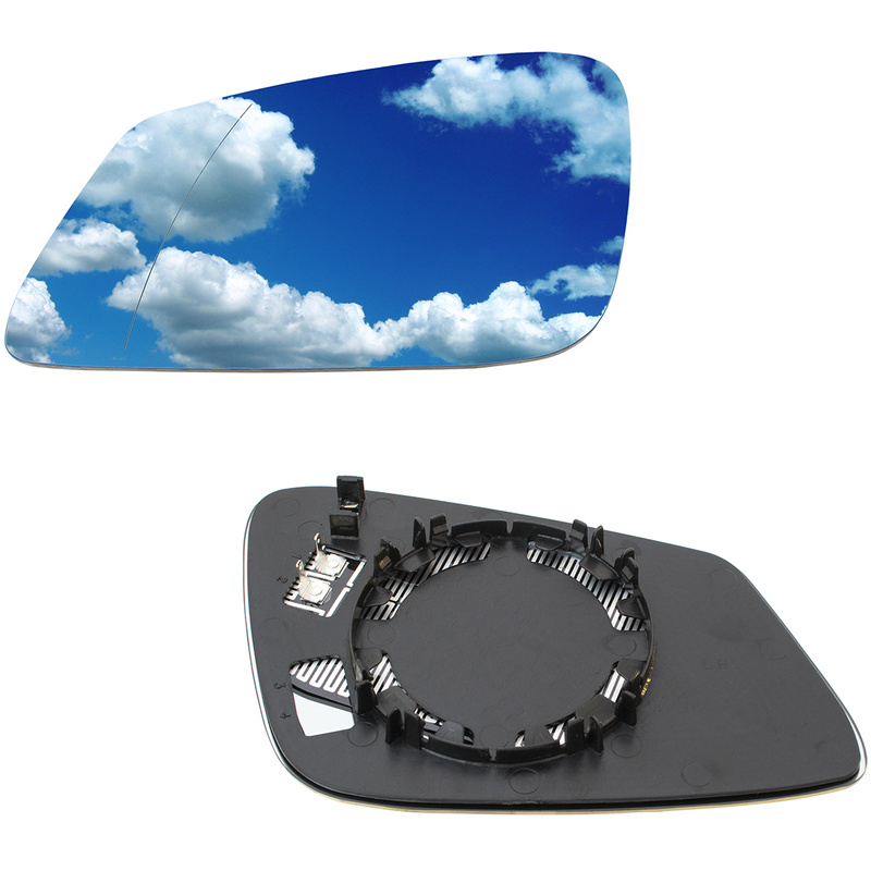 BMW 5 F07 Gran Turismo 2012- Mirror glass / mirror insert Heated BLUE Left