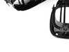 BMW 5 F10 / F11 10-17 atrapy między reflektory (nerki) lewa + prawa kpl. BLACK GLOSSY DOUBLE BAR