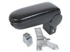 Skoda Octavia I armrest set BLACK EKOLEATHER + mounting kit