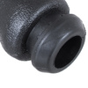 Renault Clio III 05-09 Gear shift knob CHROM, BLACK SCHEME