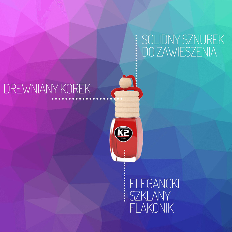 Odświeżacz w buteleczce Zapach K2 VENTO SOLO TRUSKAWKA REFILL 8ml V401