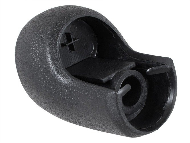 Hyundai i30 II FL 12-16 Gear shift knob black + SILVER 6 speed