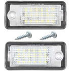 FÜR AUDI A3 A4 A6 A8 Q7 LED-KENNZEICHENLEUCHTEN, 2-TLG. + 2X SCHRAUBE