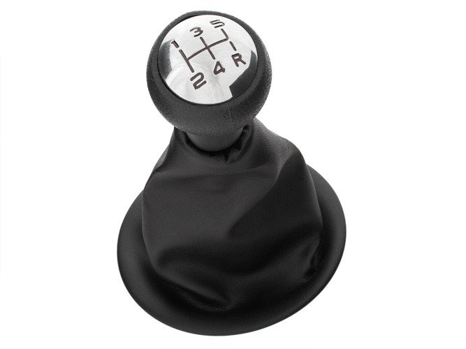 Citroen Berlingo III 2008- Gear shift knob CHROM + Lever Gaiter 5 Gear