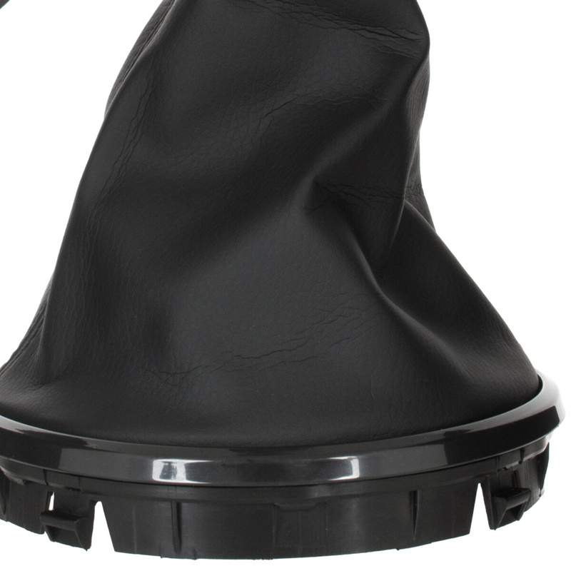 SKODA ROOMSTER 07- / 2007- Gear / gearbox knob BLACK 5+R + Lever Gaiter WITH FRAME