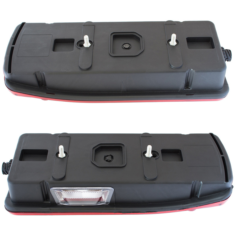 VW Crafter KONTENER 2006- lampa tylna CZERWONO-BIAŁA lewa + prawa 2 szt. KPL
