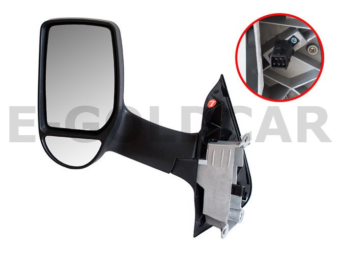 Ford Transit VI 00-06 lusterko zewnętrzne mechaniczne DŁUGIE RAMIĘ lewe