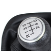 VW Passat B5 96-00 Gear shift knob SILVER + Lever Gaiter with frame 6 Gears