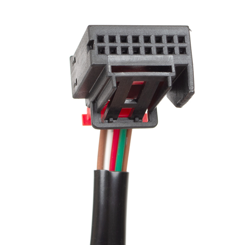 VW Caddy 04- lusterko zewnętrze elektryczne podgrzewane CZARNE lewe