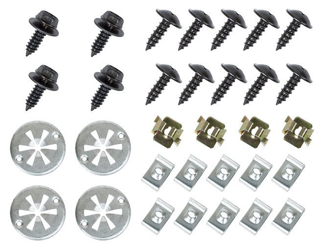 Seat Toledo II 99-04 Under engine cover clips 32pcs set