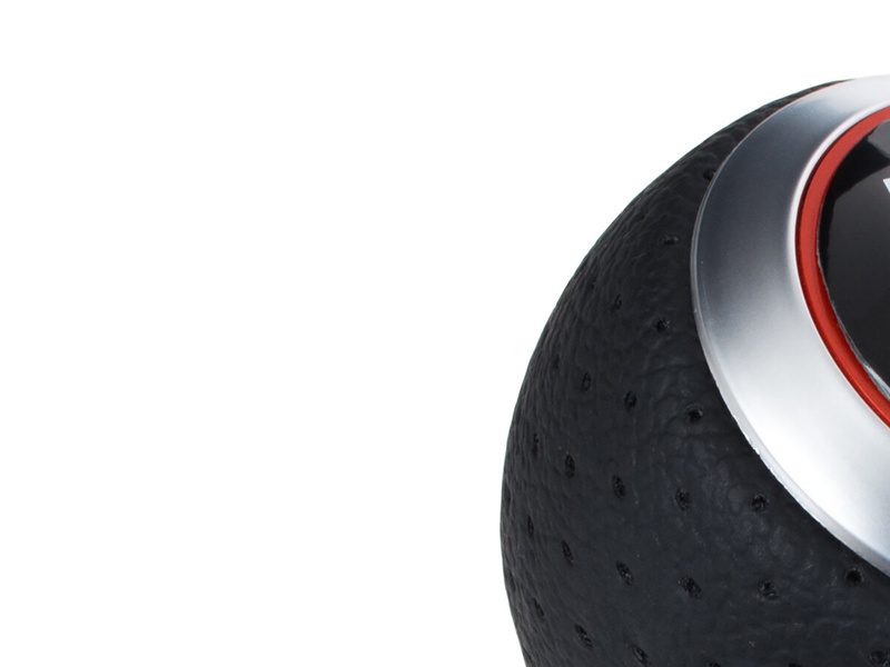 Audi A3 8L 96-03 Gear shift knob S-LINE BLACK + SILVER 6 Gears