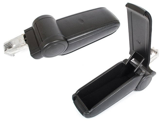 Audi A4 B6 00-04 armrest set BLACK FABRIC + mounting kit