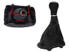 Audi A3 8L 00-06 Gear shift knob BLACK + Lever Gaiter BLACK 6 Gears