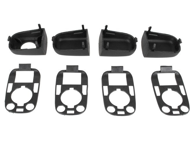 Peugeot 307 / 307 CC / 307 SW 03-09 Exterior handle Plug door 4 pcs set