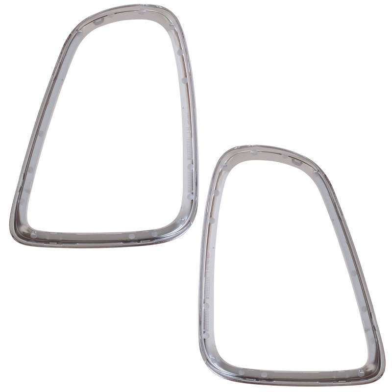 MINI R57 08-15 Osłona ramka lampy tylnej CHROM Lewa + Prawa 2 szt. KPL