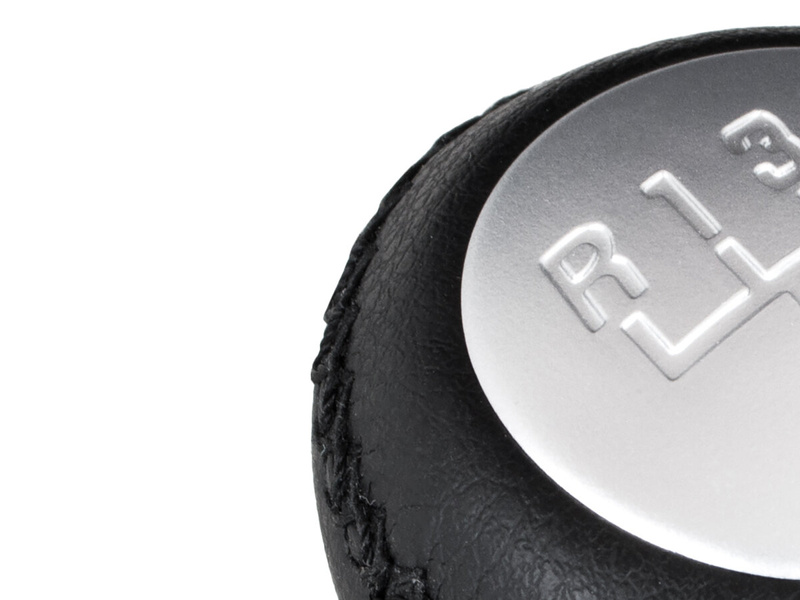 Fiat Grande Punto 2005- gałka zmiany biegów CZARNA + SILVER 6 BIEGÓW