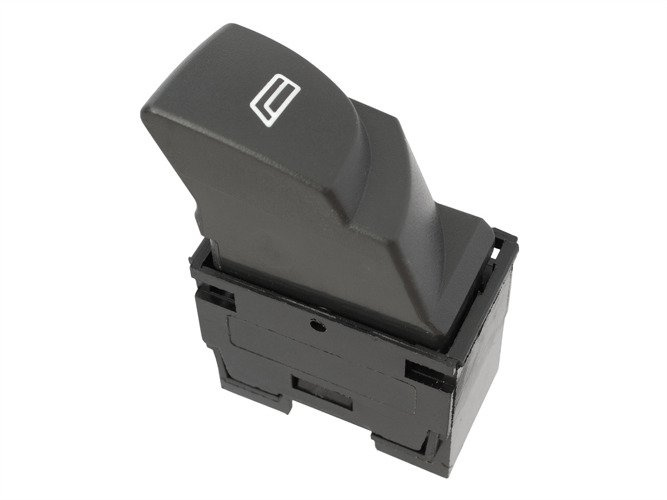 Peugeot Boxer I FL 02-06 Window lifter switch BLACK-BLACK Left