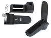 VW Polo IV 9N 01-09 armrest set BLACK EKOLEATHER + mounting kit