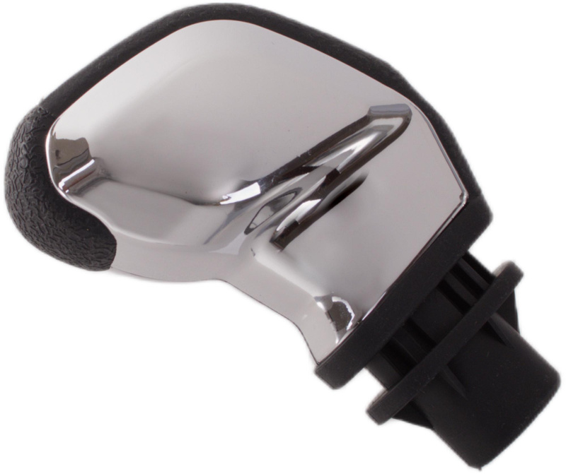 Peugeot 206 207 301 307 308 408 508 2008 3008 gałka zmiany biegów 5 BIEGÓW CHROM z CZARNĄ NAKŁADKĄ i srebrnym schematem + ADAPTER