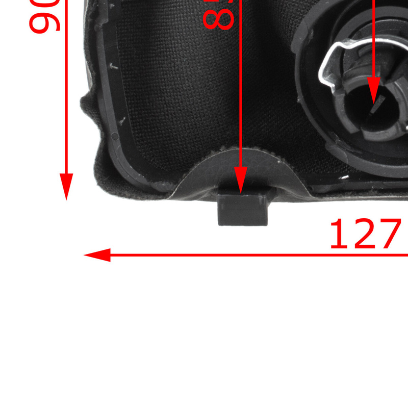 Audi A3 I 8L 96-03 gałka zmiany biegów CZARNA 6 BIEGÓW + MIESZEK CZARNY