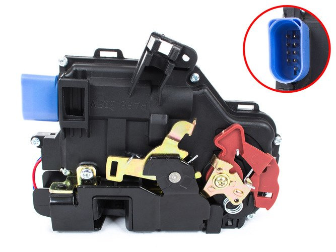 VW Golf V Plus 05-09 siłownik centralnego zamka przedni prawy