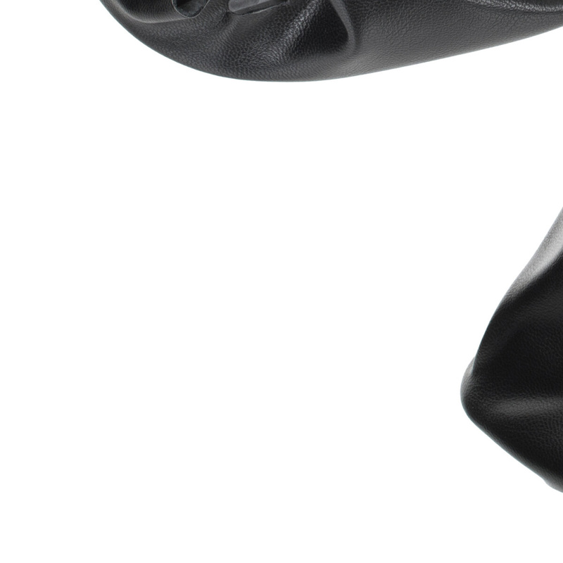 PEUGEOT 807 Gear / gearbox knob BLACK + CHROME CAP + LEVER GAITER 5+R 