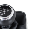 VW Passat CC 08-12 gałka zmiany biegów CZARNA + Mieszek CZARNY z ramką CHROM 5 BIEGÓW