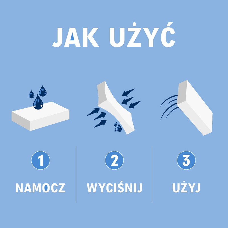 K2 MAGICZNA GĄBKA z melaminy 10x6x2cm K290