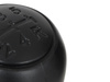 Fiat Panda 2003- Gear shift knob BLACK + Lever Gaiter 5 Gear