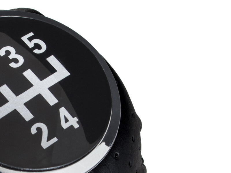 Fiat Ducato II III 94-14 Gear shift knob BLACK + CHROM 5 Gear