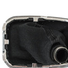 Seat Alhambra 2000- Gear shift knob BLACK + Lever Gaiter with frame CHROM 5 Gear Hole 23MM