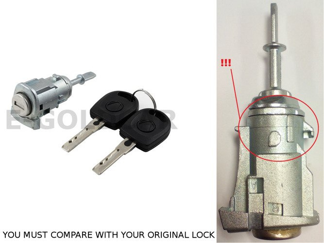 Skoda Octavia I 1996- door lock / insert with keys front door Left