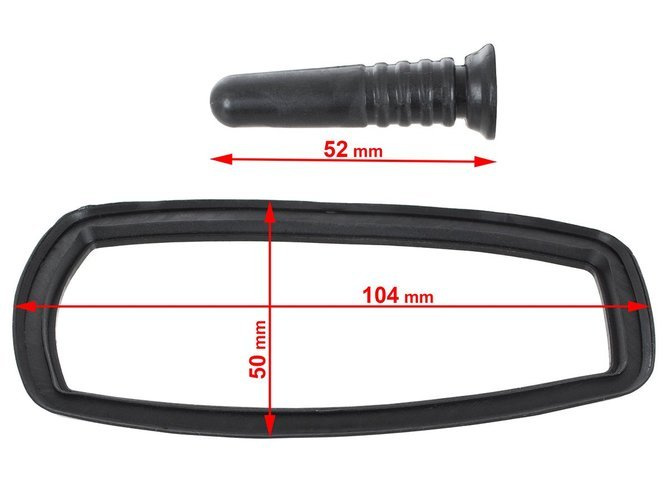Mercedes W202 C-Klasa 93-00 uszczelka + osłona anteny dachowej GPS / NAVI 2 szt. KPL
